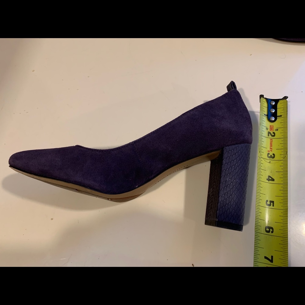 💜💲 SALE 💲💜 
Frank Sarto purple suede heels - Picture 5 of 5